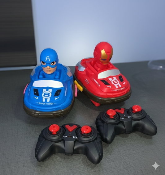 RC Bumper/Dodging Cars 2 Players with Smoke Spray Effect!