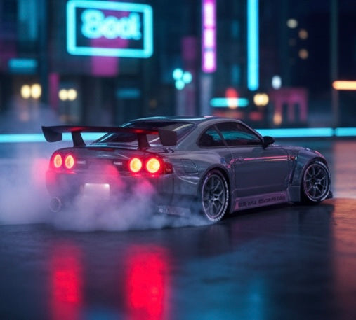 Porsche Drift Car 4WD by Fakhir Traders | Remote Control Racing Car with LED Lights