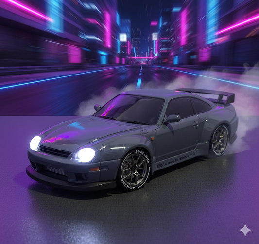 Porsche Drift Car 4WD by Fakhir Traders | Remote Control Racing Car with LED Lights