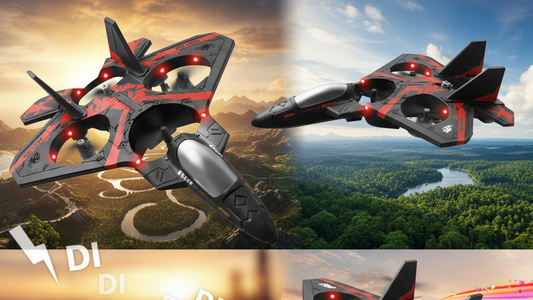 RC Remote Control Flying Fighter Jet Toy