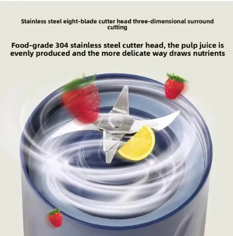 Portable Electric Blender Bottle (LED Display, USB Rechargeable) – Personal Smoothie &amp; Shake Maker